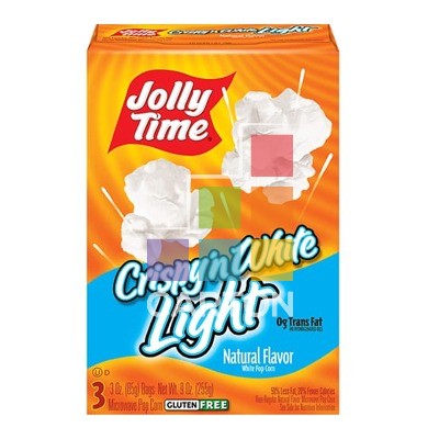 JOLLY TIME POPCORN MICROWAVE CRISPY N WHITE LIGHT 12*298GM(10.5oz)